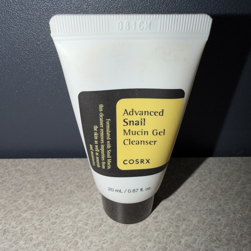 COSRX Advanced Snail Mucin Gel Cleanser Travel Size 20mL/0.67oz Sealed